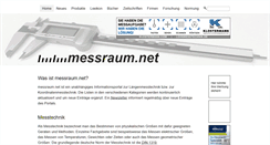 Desktop Screenshot of messraum.net